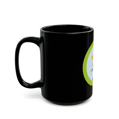 Weather (Boy Scout Merit Badge) Black Coffee Mug-The Sticker Space