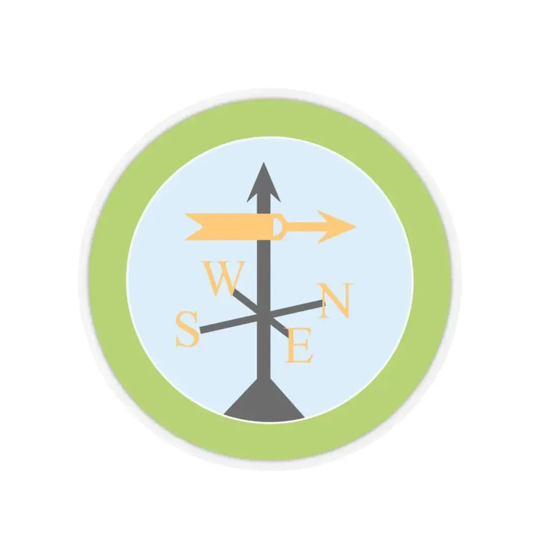 Weather (Boy Scout Merit Badge) STICKER Vinyl Kiss-Cut Decal 6 Inch Transparent - The Sticker Space