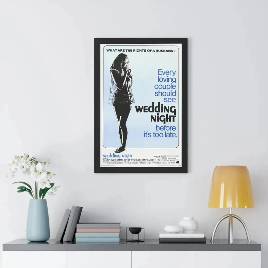 WEDDING NIGHT 1969 - Framed Movie Poster - The Sticker Space