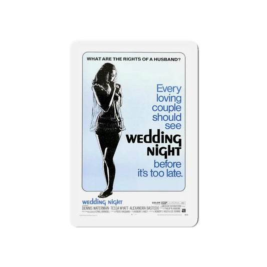 WEDDING NIGHT 1969 Movie Poster - Refrigerator Magnet 6 Inch - The Sticker Space