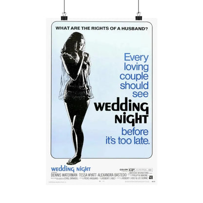 WEDDING NIGHT 1969 - Paper Movie Poster 12″ x 18″ Matte - The Sticker Space