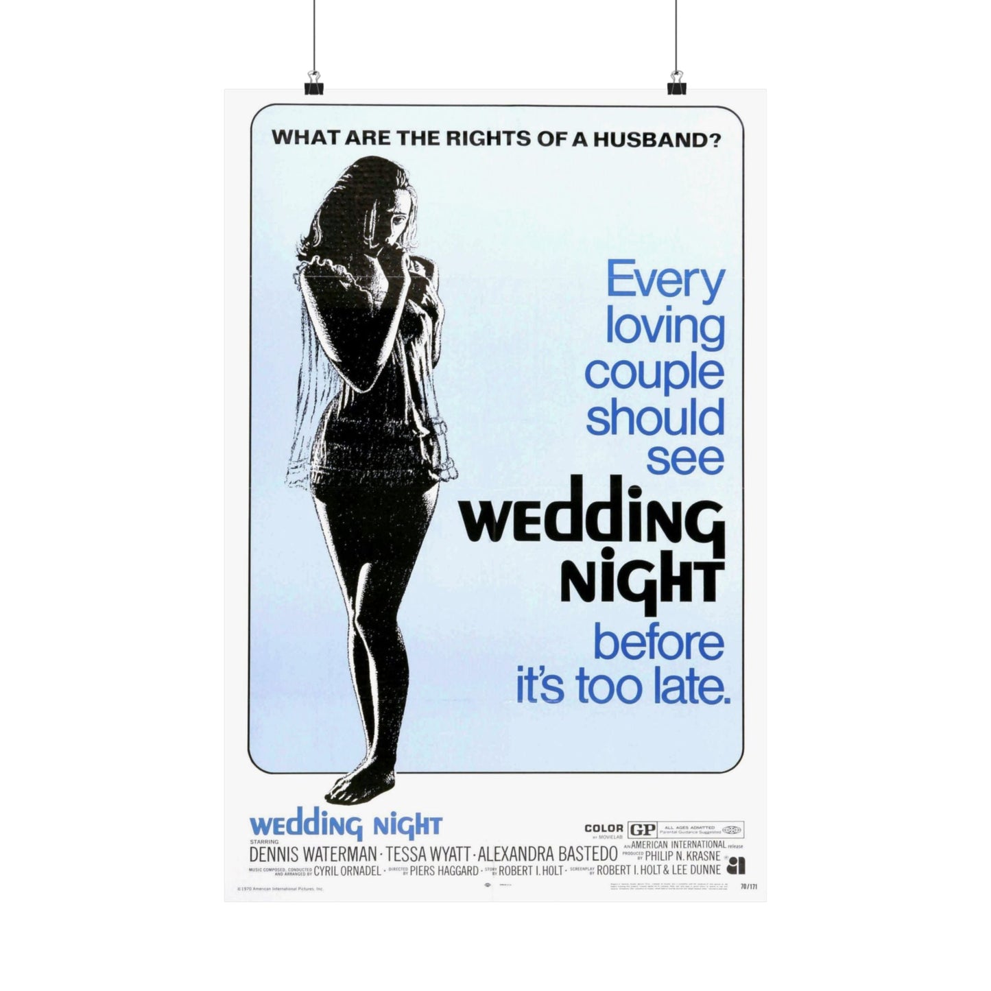 WEDDING NIGHT 1969 - Paper Movie Poster-20″ x 30″-The Sticker Space