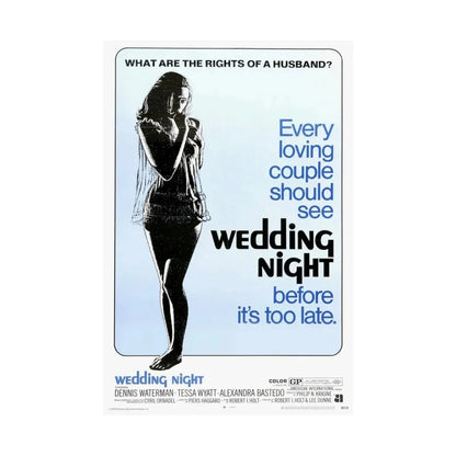 WEDDING NIGHT 1969 - Paper Movie Poster - The Sticker Space