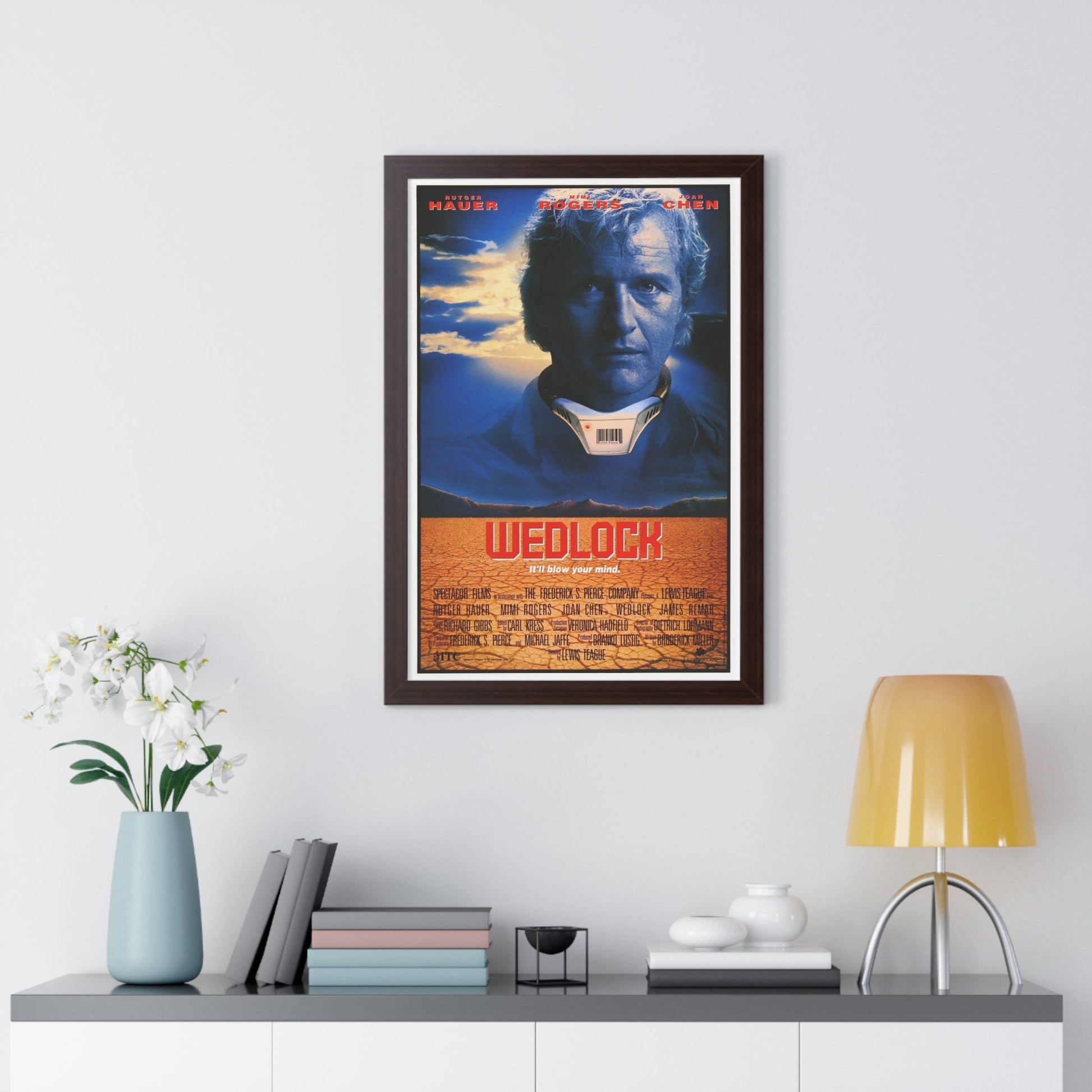 WEDLOCK 1991 - Framed Movie Poster-The Sticker Space