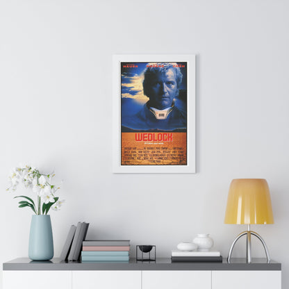 WEDLOCK 1991 - Framed Movie Poster-The Sticker Space