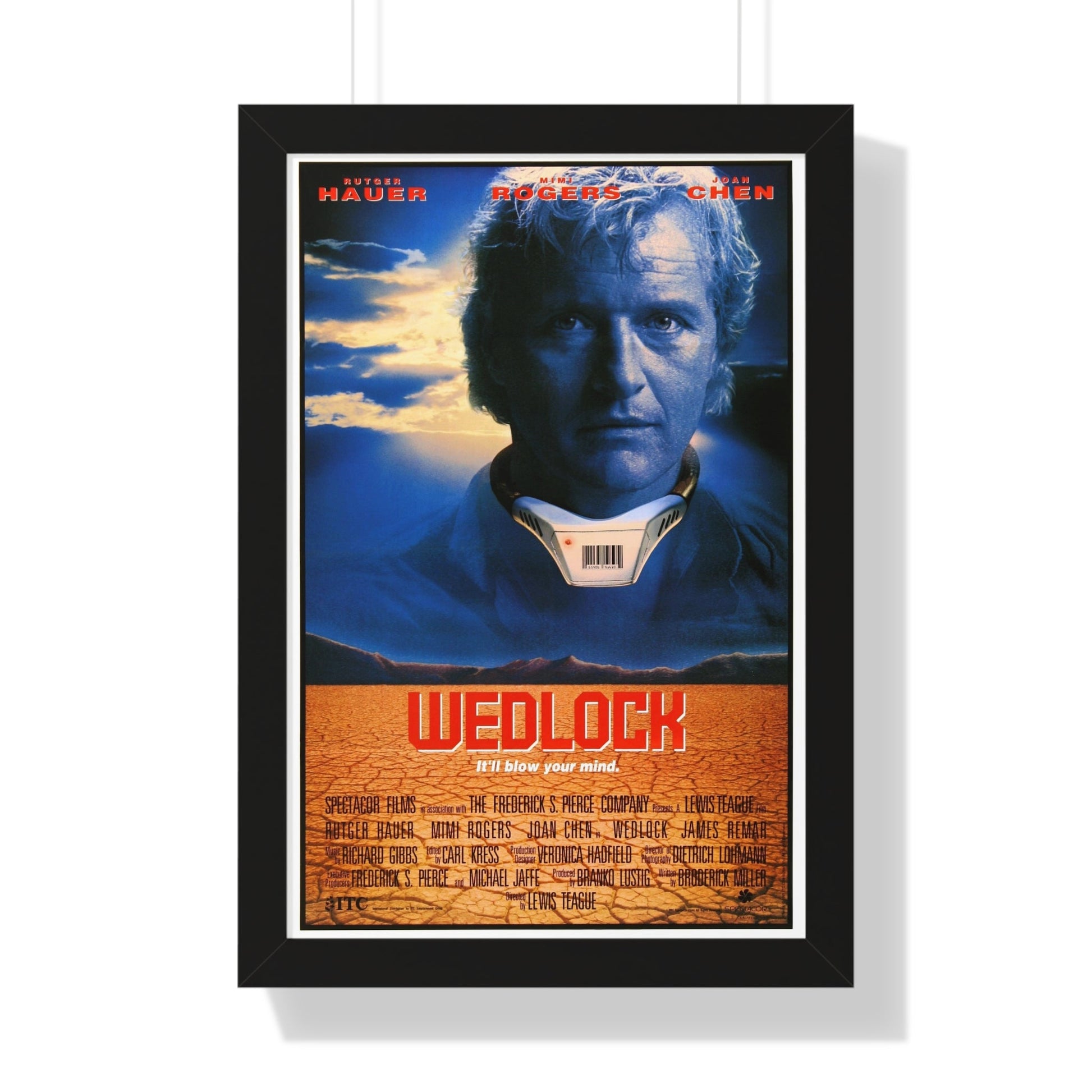 WEDLOCK 1991 - Framed Movie Poster-16″ x 24″-The Sticker Space