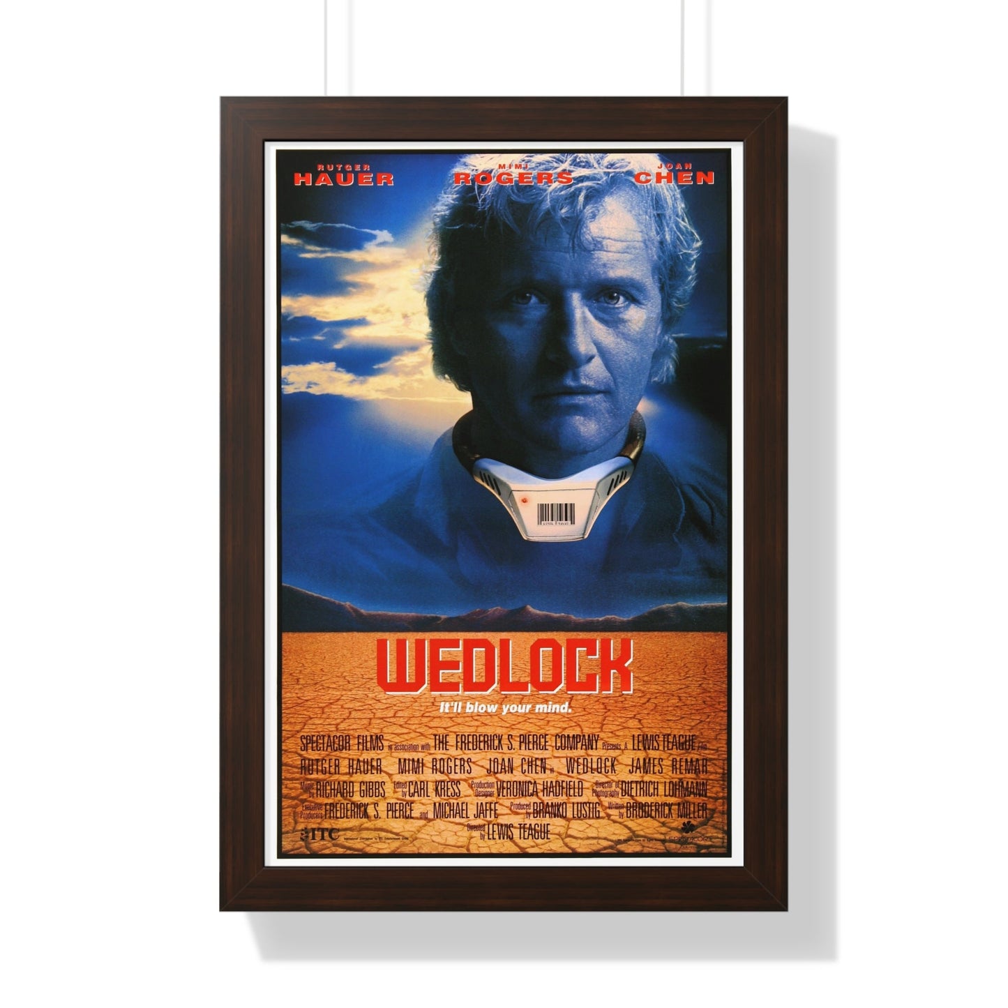 WEDLOCK 1991 - Framed Movie Poster-16″ x 24″-The Sticker Space