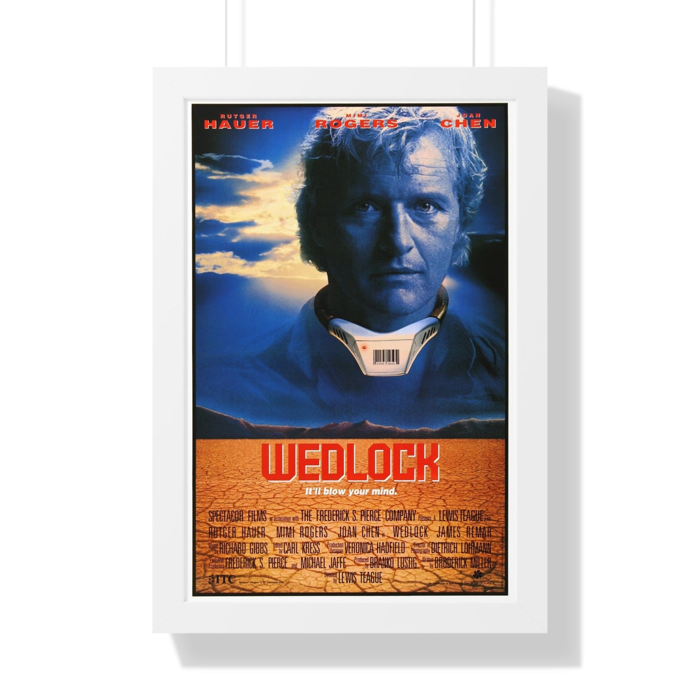 WEDLOCK 1991 - Framed Movie Poster-16″ x 24″-The Sticker Space