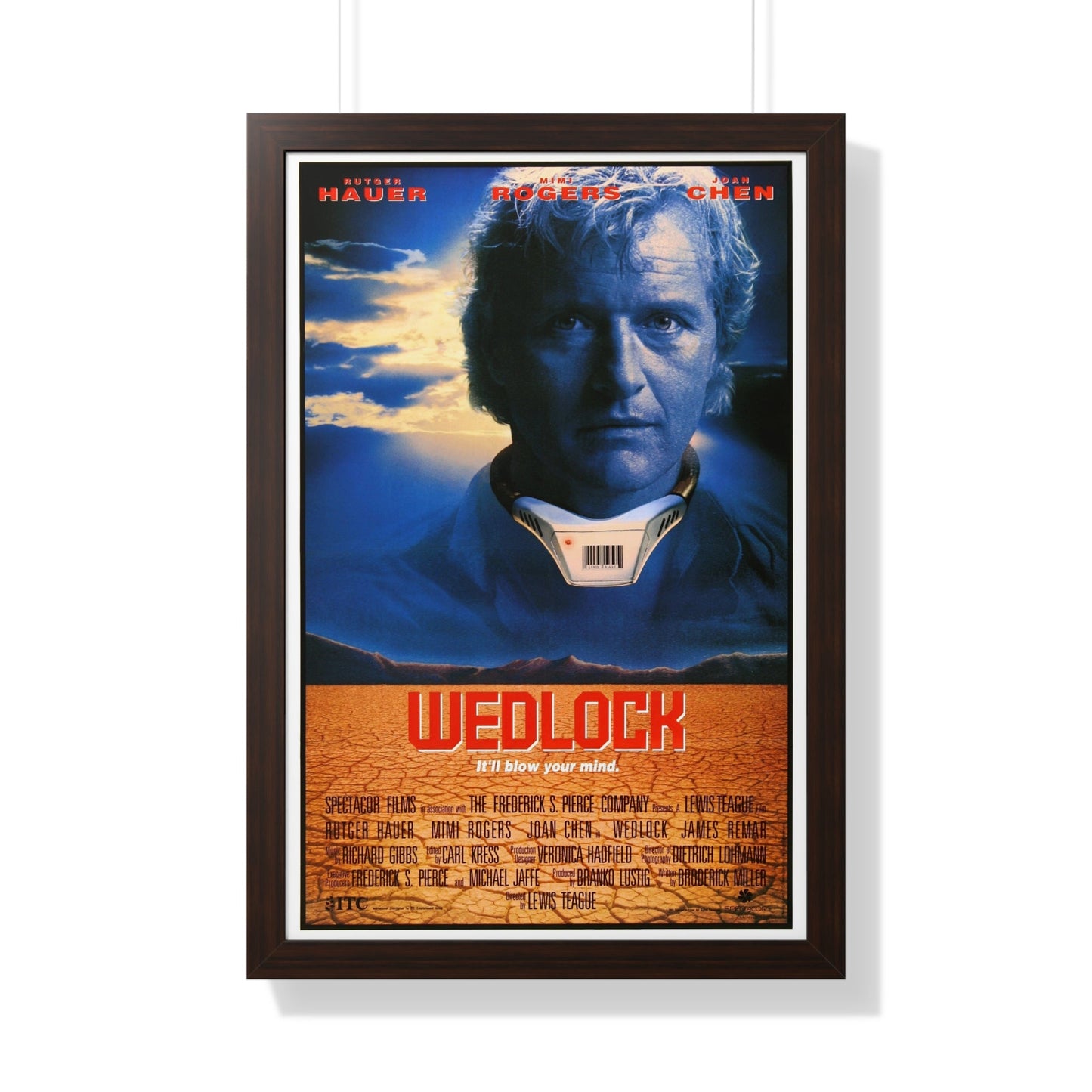 WEDLOCK 1991 - Framed Movie Poster-20" x 30"-The Sticker Space