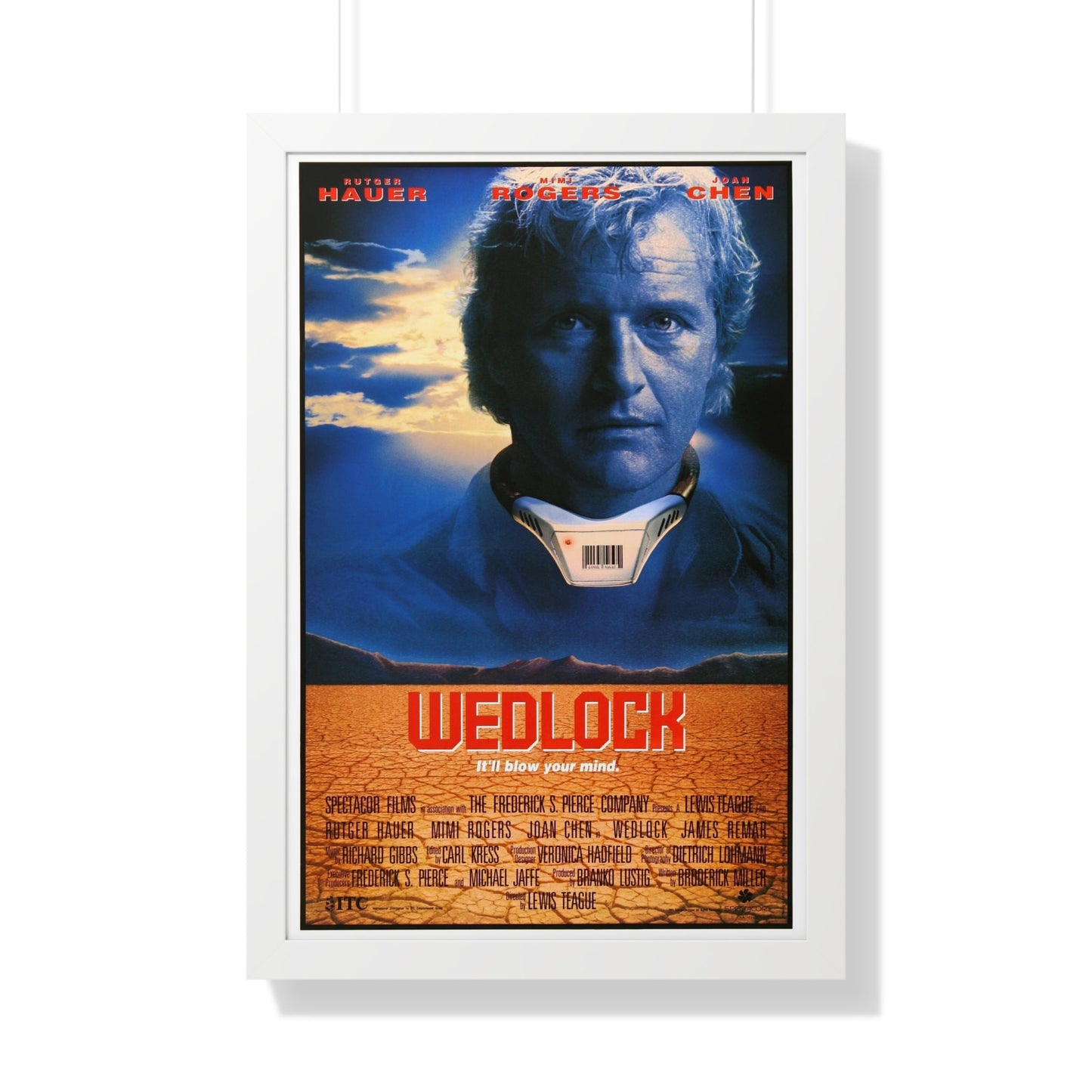 WEDLOCK 1991 - Framed Movie Poster-20" x 30"-The Sticker Space