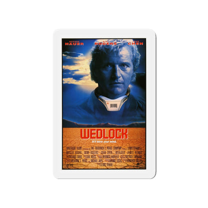 WEDLOCK 1991 Movie Poster - Refrigerator Magnet-4" x 4"-The Sticker Space