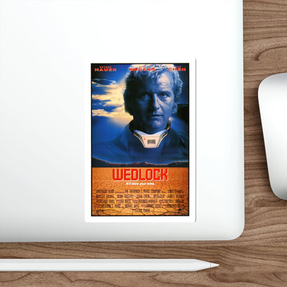 WEDLOCK 1991 Movie Poster STICKER Vinyl Die-Cut Decal-The Sticker Space