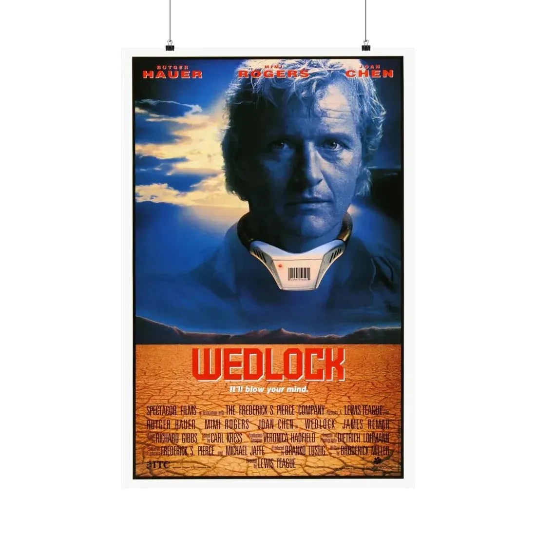 WEDLOCK 1991 - Paper Movie Poster 24″ x 36″ Matte - The Sticker Space