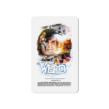 WEED (THE FLORIDA CONNECTION) 1975 Movie Poster - Refrigerator Magnet-5" x 5"-The Sticker Space