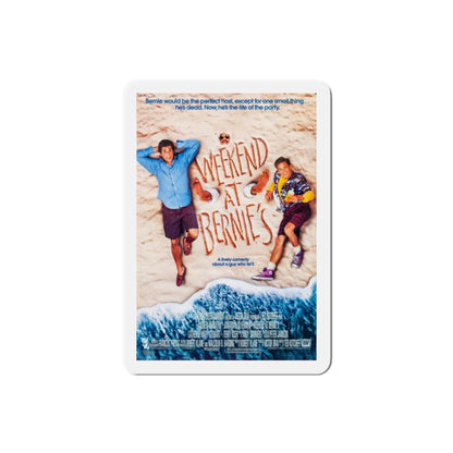 Weekend at Bernie's 1989 Movie Poster Refrigerator Magnet 2 Inch - The Sticker Space