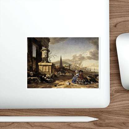 WEENIX, Jan - An Italian Seaport (Artwork) STICKER Vinyl Die-Cut Decal-The Sticker Space