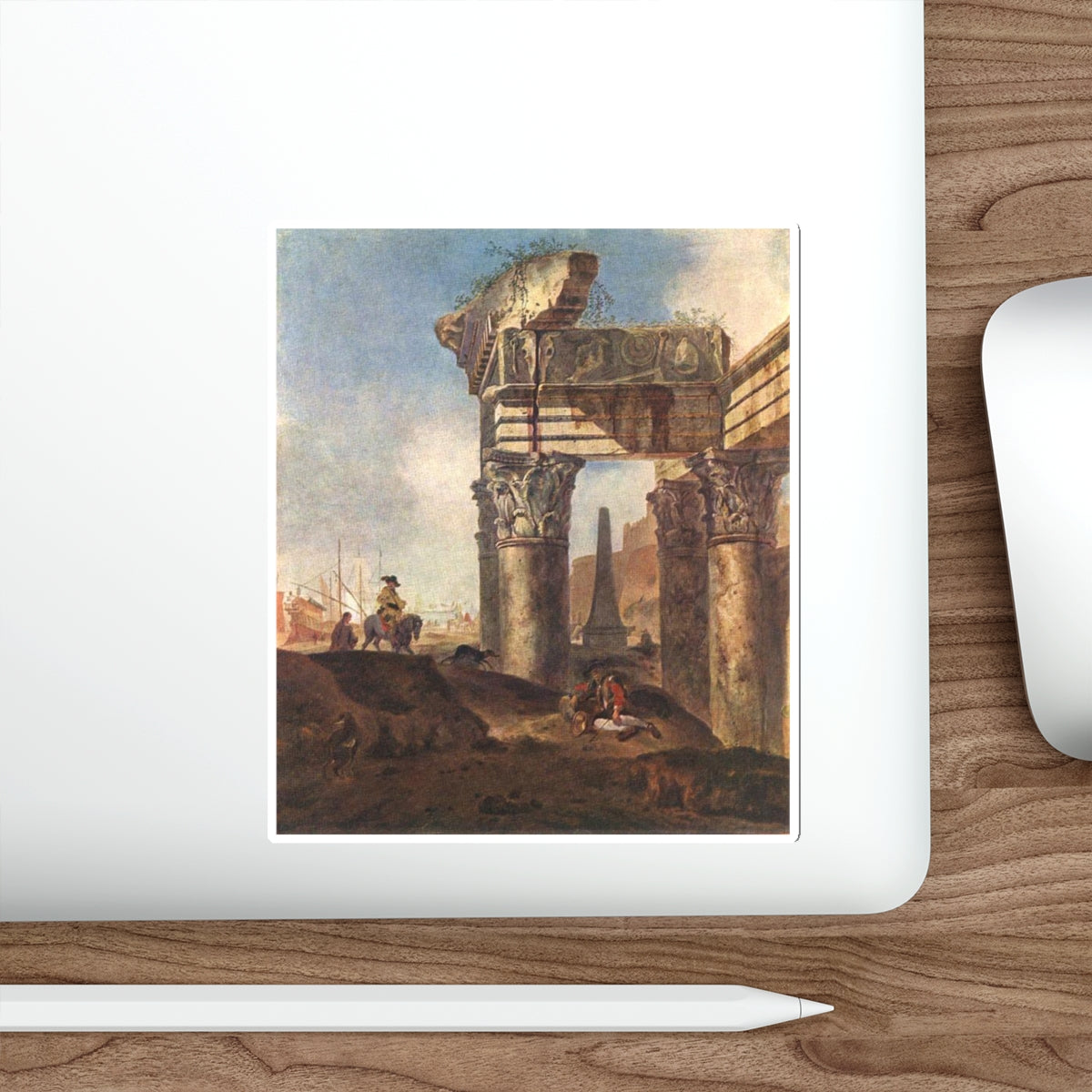 WEENIX, Jan Baptist - Ancient Ruins (Artwork) STICKER Vinyl Die-Cut Decal-The Sticker Space