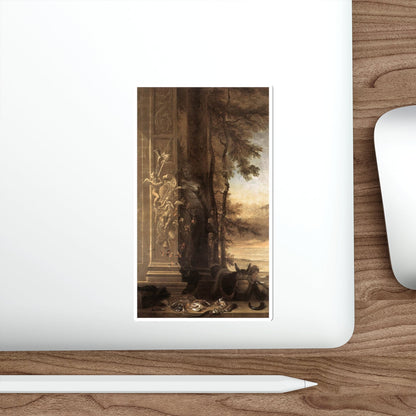 WEENIX, Jan - Game Still-Life with Statue of Diana (Artwork) STICKER Vinyl Die-Cut Decal-The Sticker Space