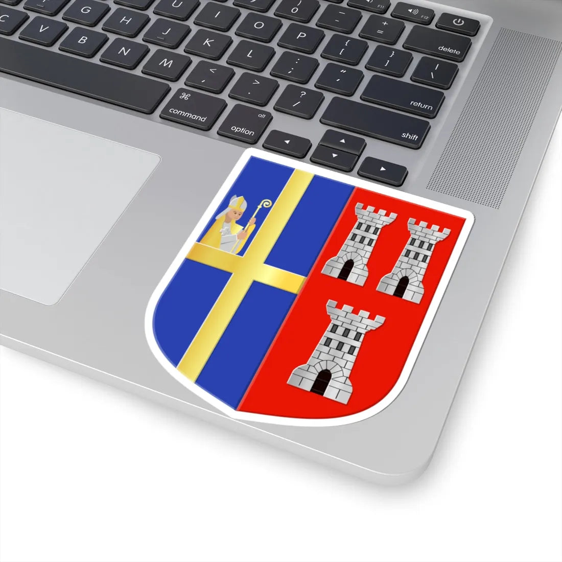 Weerselo wapen 1898 (Netherlands) (Coat of Arms) STICKER Vinyl Kiss-Cut Decal - The Sticker Space