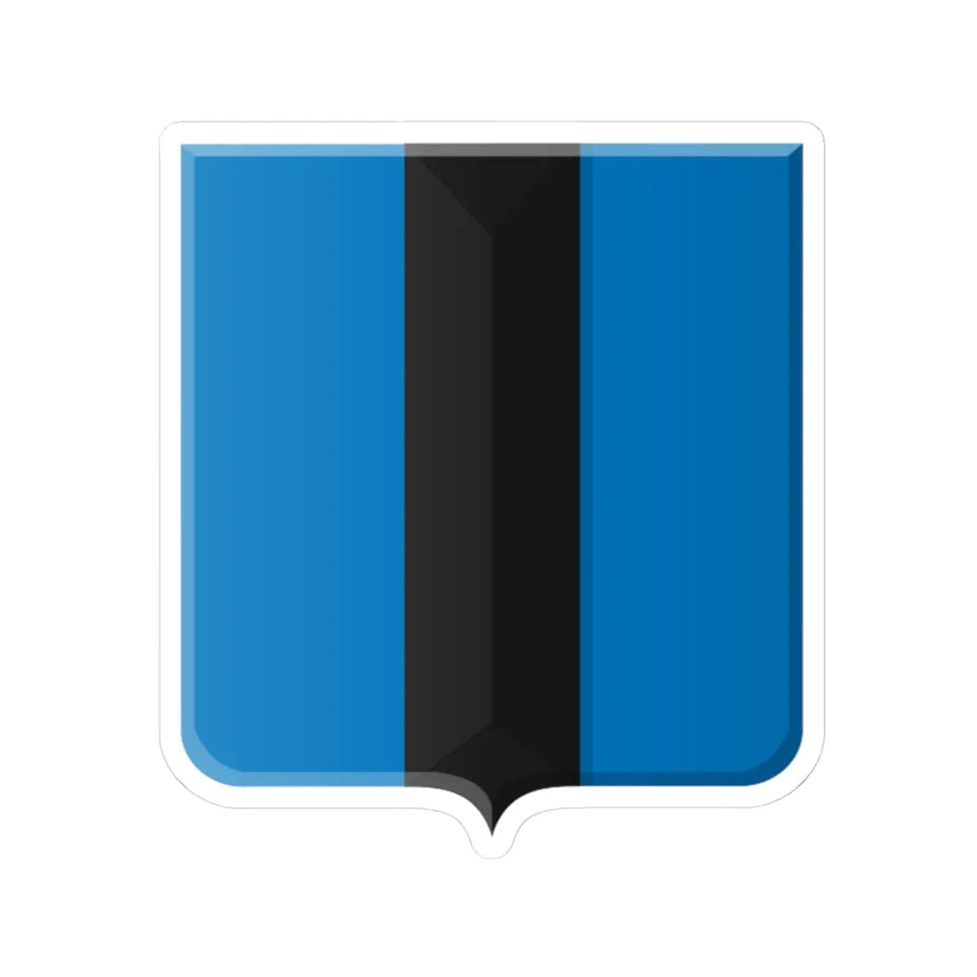 Weesperkarspel wapen 1817 (Netherlands) (Coat of Arms) STICKER Vinyl Kiss-Cut Decal 3 Inch White - The Sticker Space