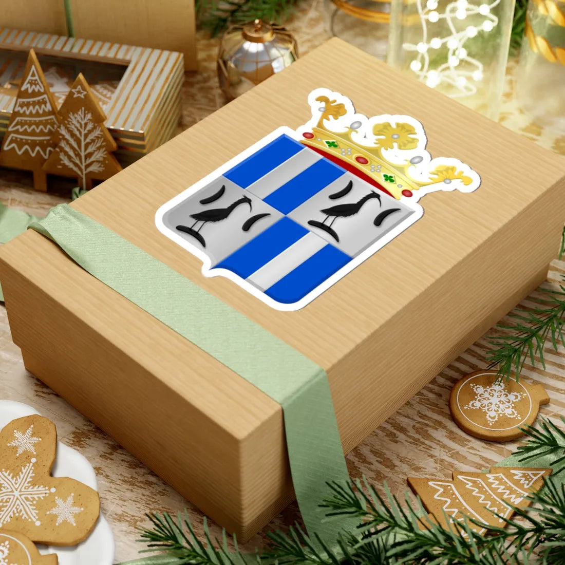 Weesperkarspel wapen 1949 (Netherlands) (Coat of Arms) STICKER Vinyl Kiss-Cut Decal - The Sticker Space