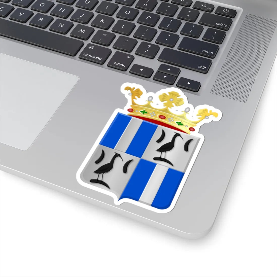 Weesperkarspel wapen 1949 (Netherlands) (Coat of Arms) STICKER Vinyl Kiss-Cut Decal - The Sticker Space