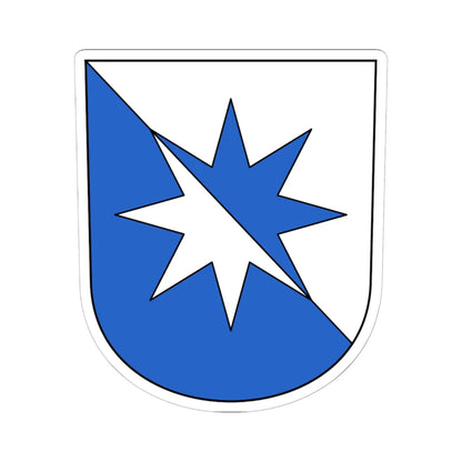 Weiach (Switzerland) (Coat of Arms) STICKER Vinyl Kiss-Cut Decal 6 Inch White - The Sticker Space
