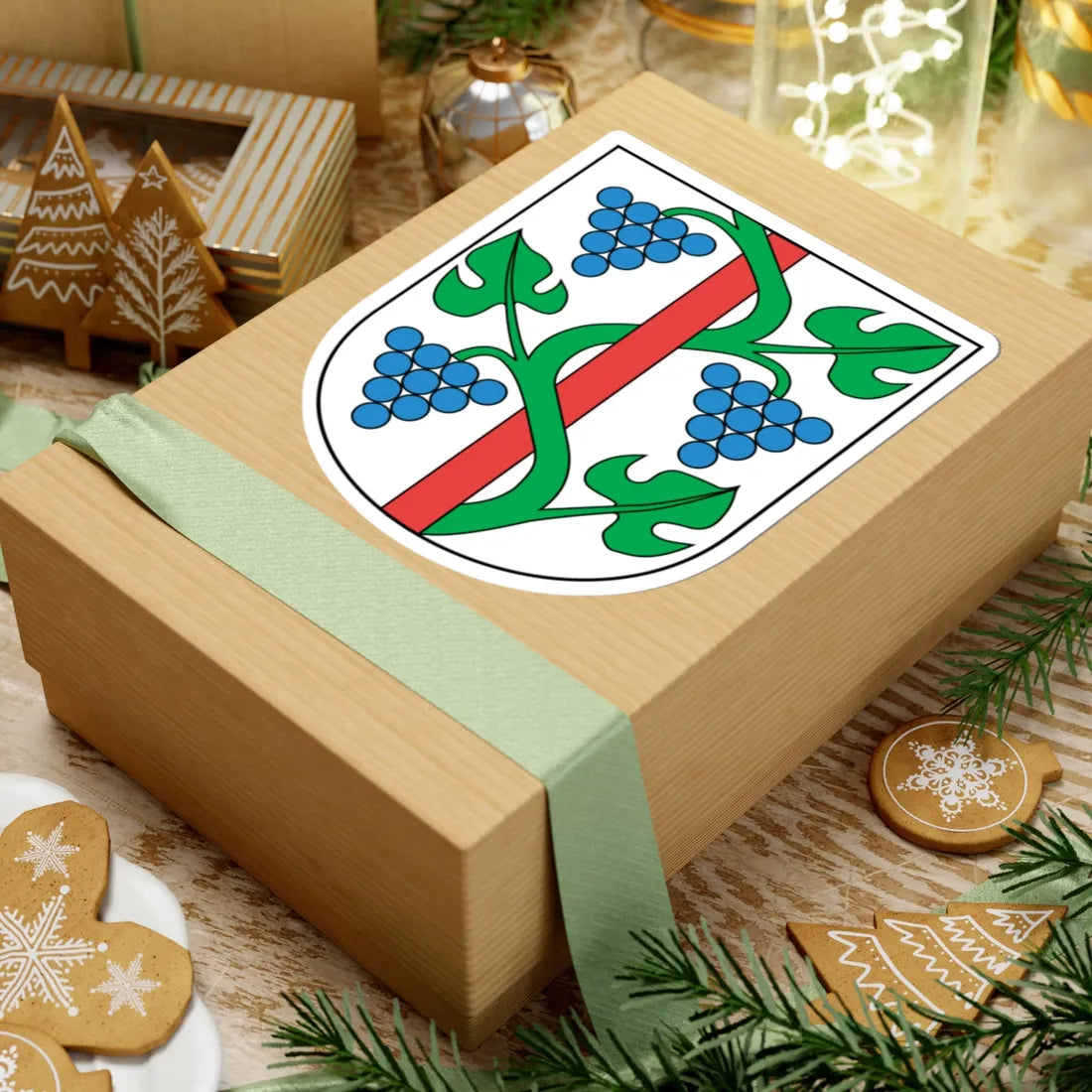 Weinfelden-blazon (Switzerland) (Coat of Arms) STICKER Vinyl Kiss-Cut Decal - The Sticker Space