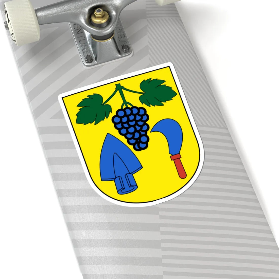 Weiningen-blazon (Switzerland) (Coat of Arms) STICKER Vinyl Kiss-Cut Decal - The Sticker Space