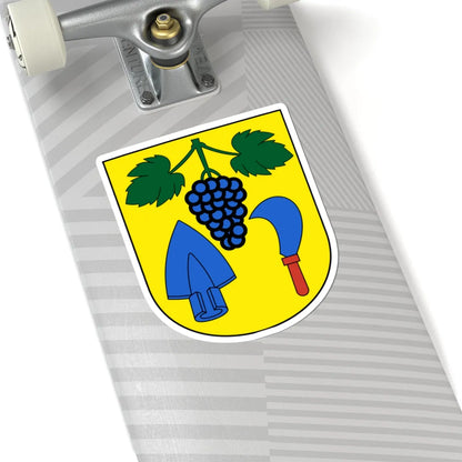 Weiningen-blazon (Switzerland) (Coat of Arms) STICKER Vinyl Kiss-Cut Decal - The Sticker Space
