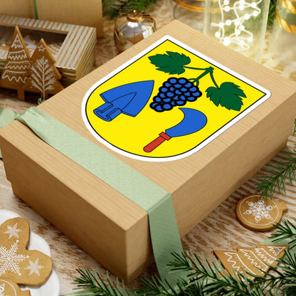 Weiningen-blazon (Switzerland) (Coat of Arms) STICKER Vinyl Kiss-Cut Decal - The Sticker Space