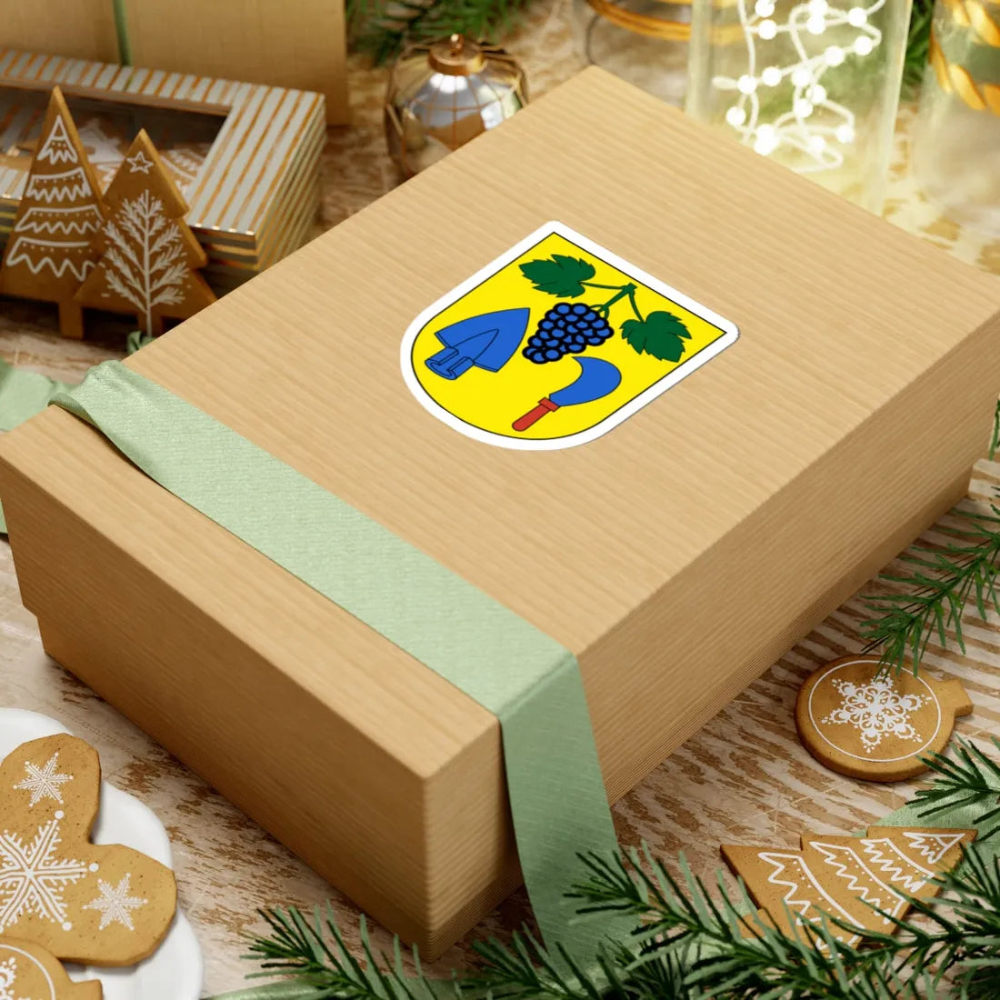 Weiningen-blazon (Switzerland) (Coat of Arms) STICKER Vinyl Kiss-Cut Decal - The Sticker Space