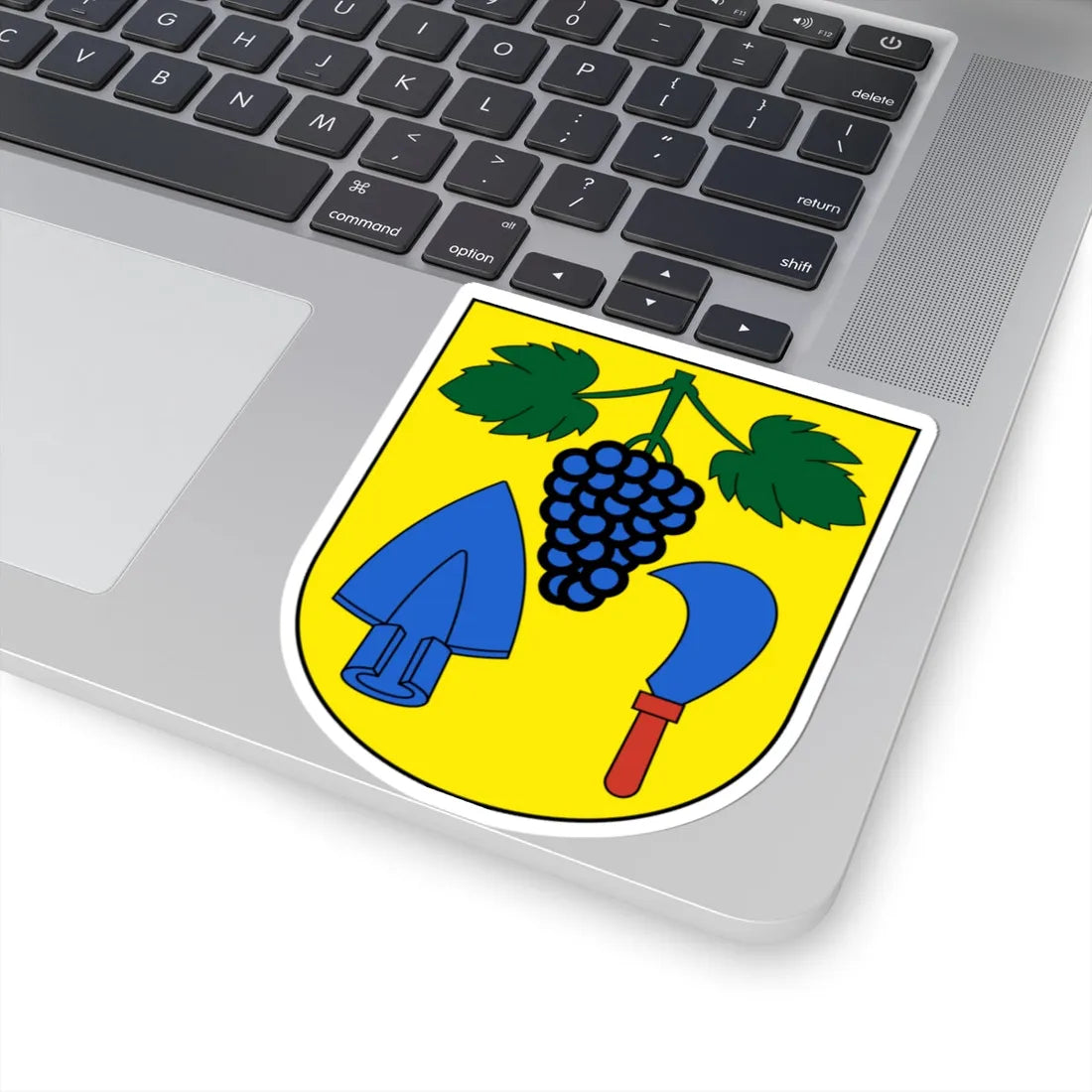 Weiningen-blazon (Switzerland) (Coat of Arms) STICKER Vinyl Kiss-Cut Decal - The Sticker Space