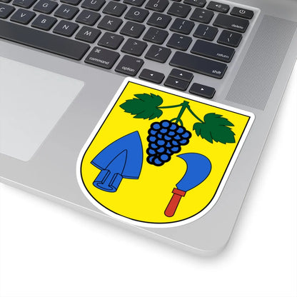 Weiningen-blazon (Switzerland) (Coat of Arms) STICKER Vinyl Kiss-Cut Decal - The Sticker Space