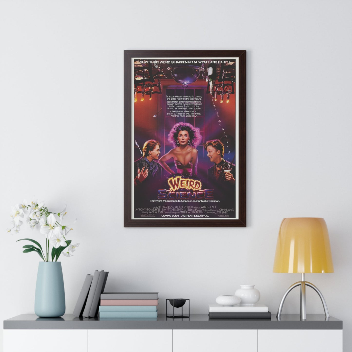 WEIRD SCIENCE 1985 - Framed Movie Poster-The Sticker Space