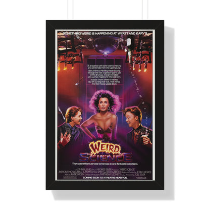 WEIRD SCIENCE 1985 - Framed Movie Poster-16″ x 24″-The Sticker Space