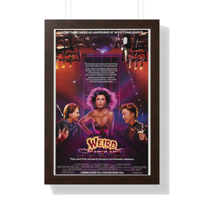 WEIRD SCIENCE 1985 - Framed Movie Poster-16″ x 24″-The Sticker Space