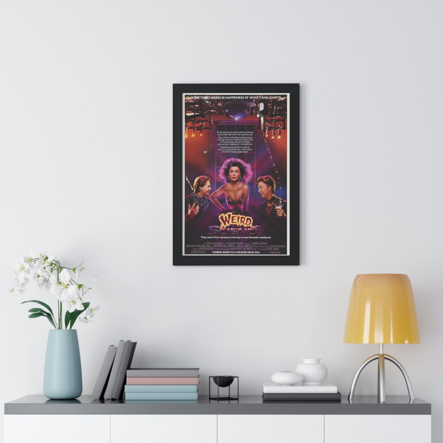 WEIRD SCIENCE 1985 - Framed Movie Poster-The Sticker Space