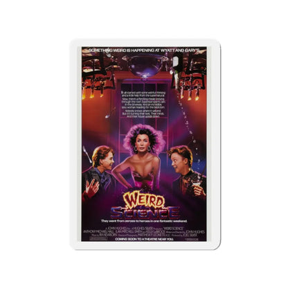 WEIRD SCIENCE 1985 Movie Poster - Refrigerator Magnet 2 Inch - The Sticker Space