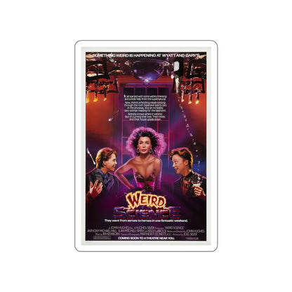WEIRD SCIENCE 1985 Movie Poster STICKER Vinyl Die-Cut Decal 6 Inch - The Sticker Space