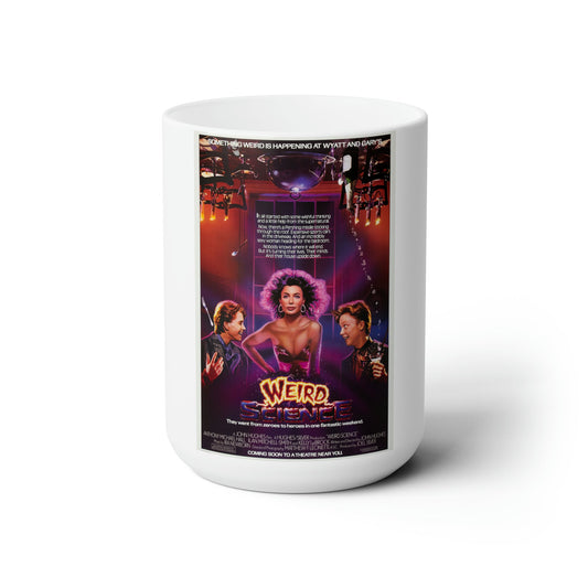 WEIRD SCIENCE 1985 Movie Poster - White Coffee Cup 15oz-15oz-The Sticker Space