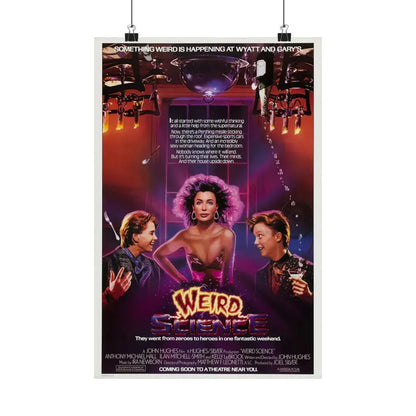 WEIRD SCIENCE 1985 - Paper Movie Poster 12″ x 18″ Matte - The Sticker Space