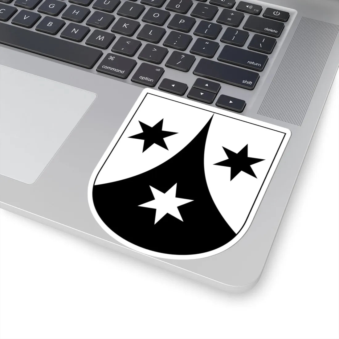 Weisslingen-blazon (Switzerland) (Coat of Arms) STICKER Vinyl Kiss-Cut Decal - The Sticker Space
