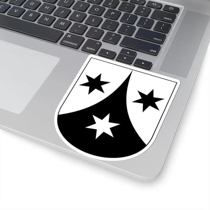 Weisslingen-blazon (Switzerland) (Coat of Arms) STICKER Vinyl Kiss-Cut Decal - The Sticker Space