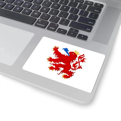 Welkenraedt vlag (Belgium) STICKER Vinyl Kiss-Cut Decal - The Sticker Space