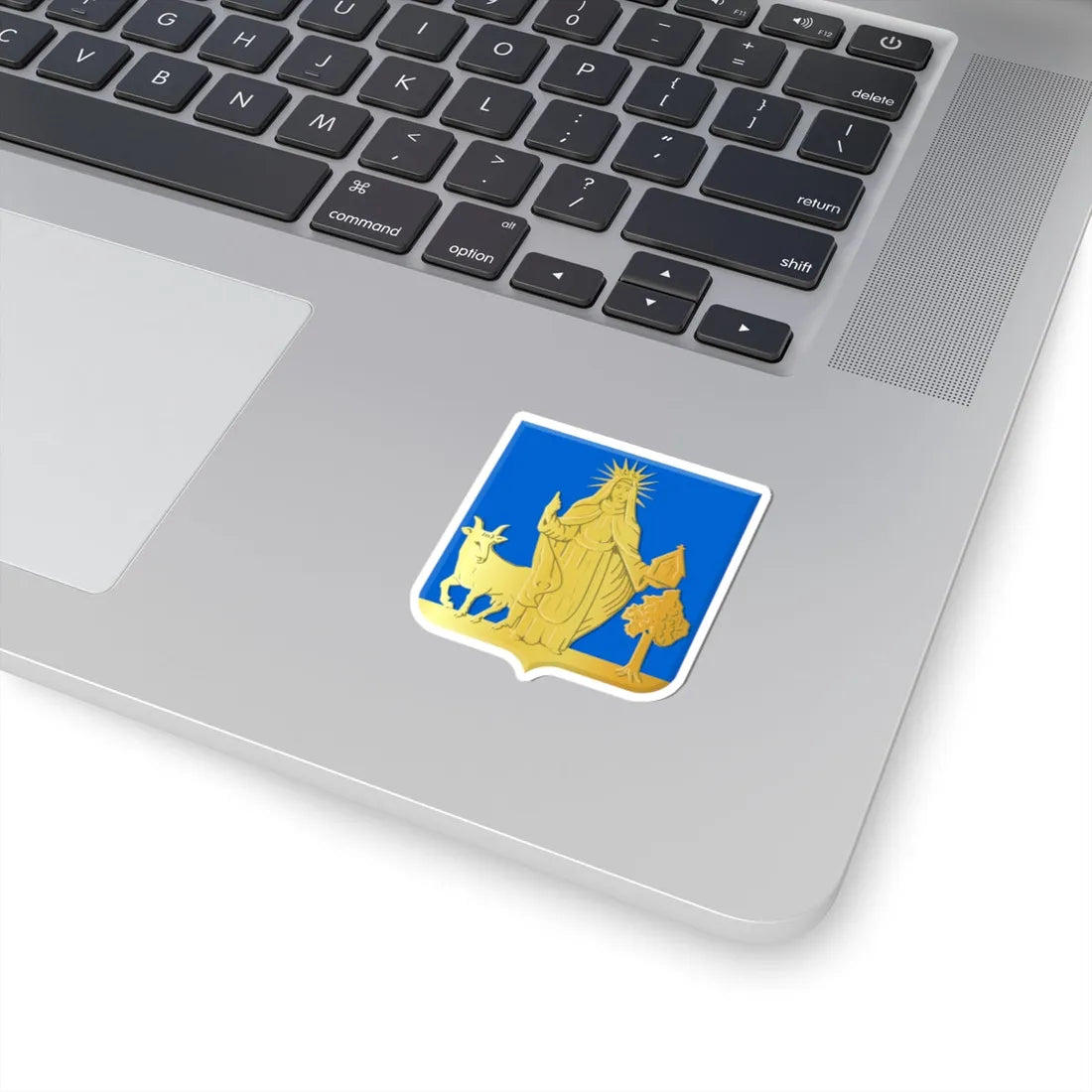 Wellen wapen (Belgium) (Coat of Arms) STICKER Vinyl Kiss-Cut Decal - The Sticker Space