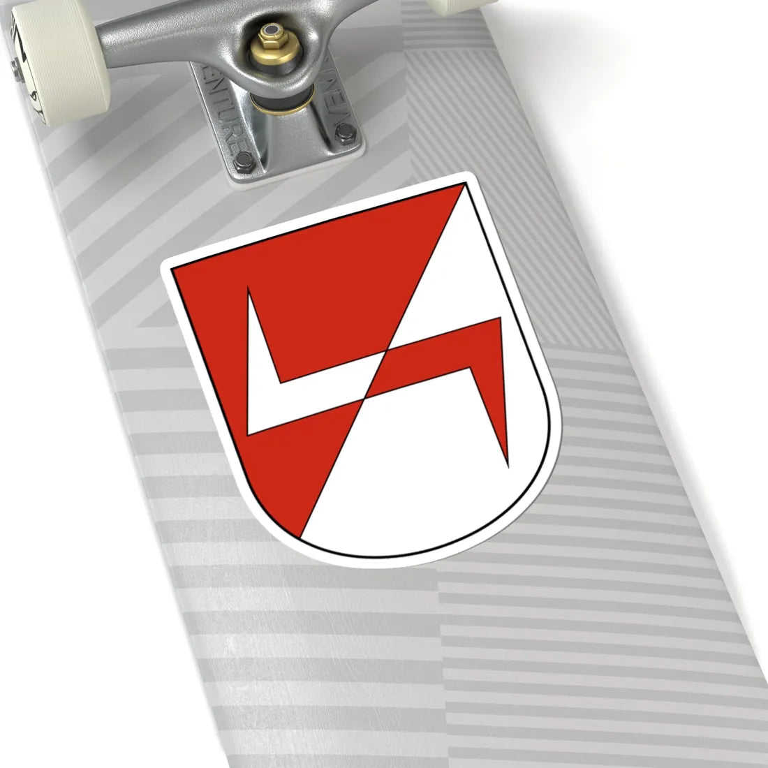 Welschenrohr-blazon (Switzerland) (Coat of Arms) STICKER Vinyl Kiss-Cut Decal - The Sticker Space