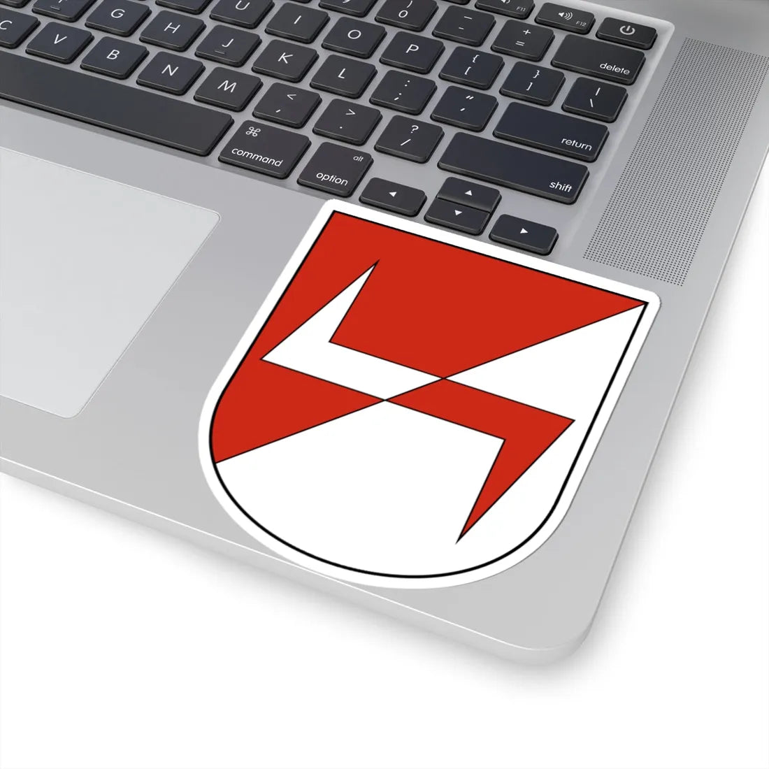 Welschenrohr-blazon (Switzerland) (Coat of Arms) STICKER Vinyl Kiss-Cut Decal - The Sticker Space