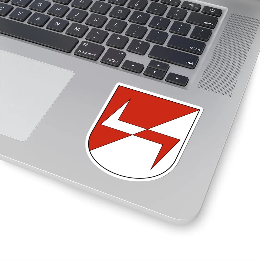 Welschenrohr-blazon (Switzerland) (Coat of Arms) STICKER Vinyl Kiss-Cut Decal - The Sticker Space
