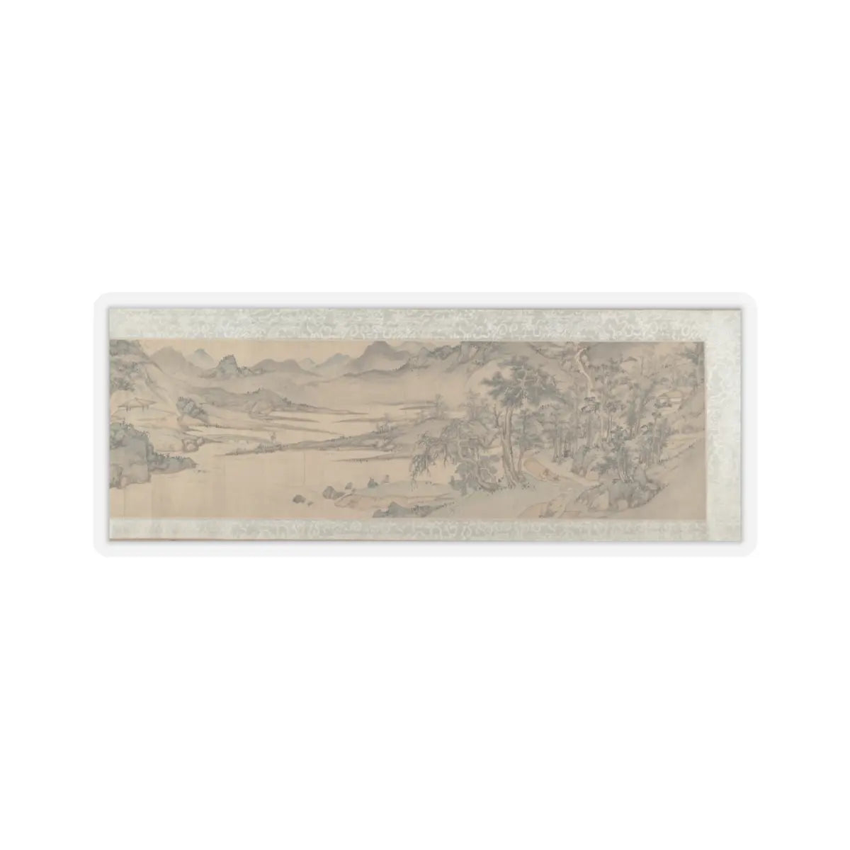 Wen Boren - Landscape - dated 1558 v7 - STICKER Vinyl Kiss-Cut Decal